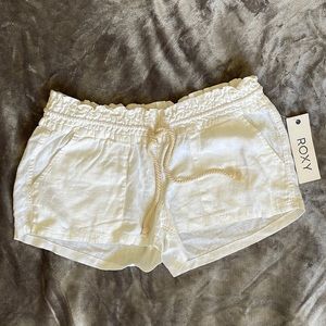 Cream Roxy Oceanside Shorts